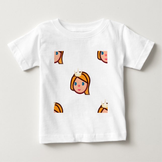 princess emoji tee shirt (Framsida)
