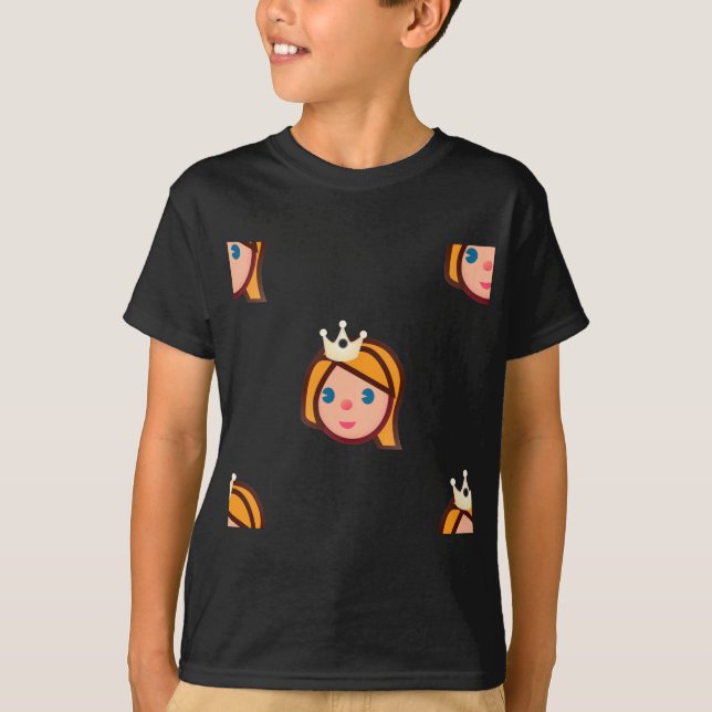 princess emoji tröja (Framsida)
