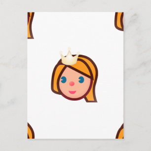 princess emoji vykort