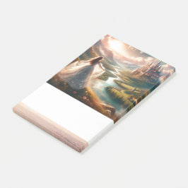 Princess Enchanted Castle Fairytale Post-it Block