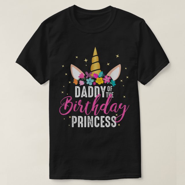 Princess Far Girl Unicorn T Shirt (Design framsida)