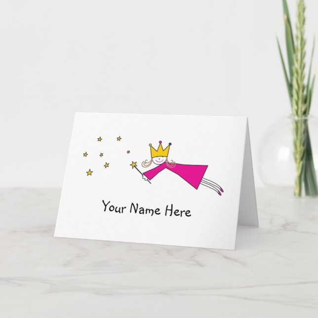 Princess Fe Notera Tack Kort (Framsida)