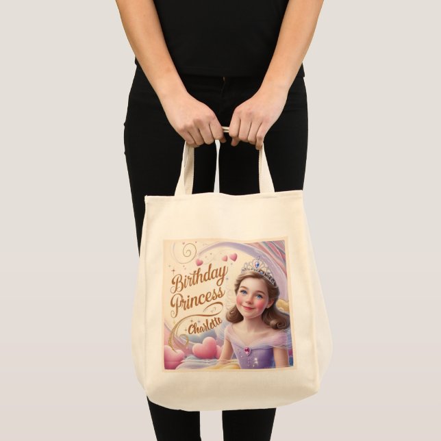 Princess Firande Grattis på födelsedagen Tygkasse (Framsida (produkt))