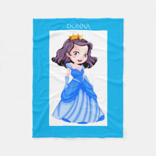 Princess fleece filet. Personlig namn.