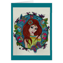 Princess Flora Hälsningskort