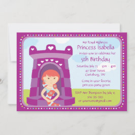 Princess födelsedagsfest för anpassningsbar HRH Inbjudningar