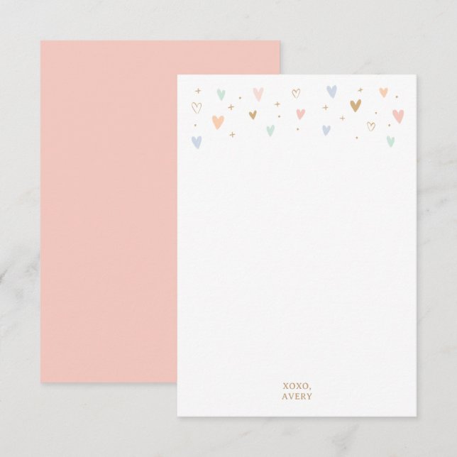 Princess Födelsedagsfest Tack Kort (Fram/baksida)