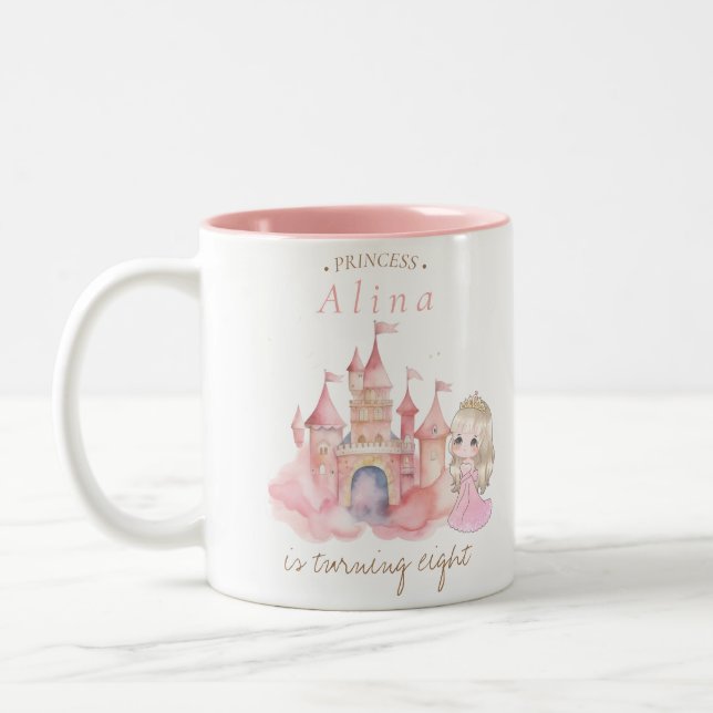 Princess Födelsedagsfest Två-Tonad Mugg (Vänster)
