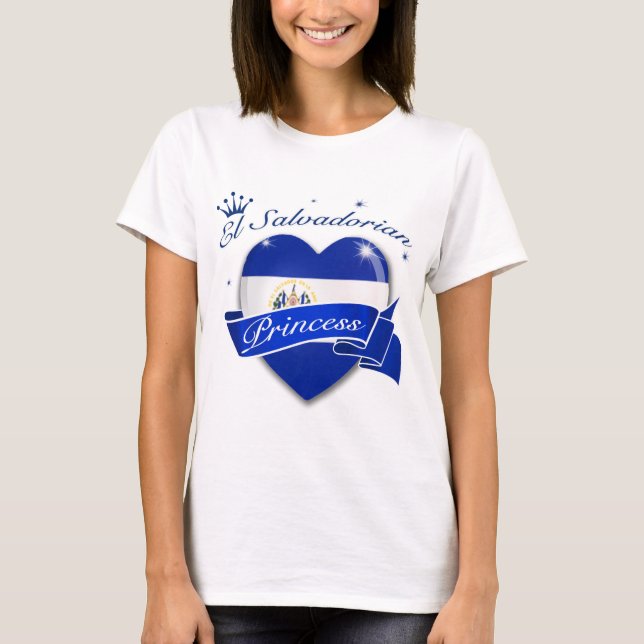 Princess för El Salvadorian Tee Shirt (Framsida)