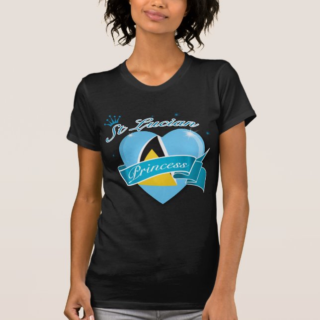 Princess för St Lucian Tee (Framsida)
