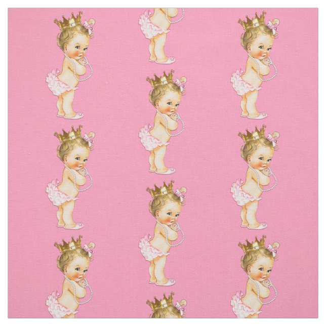 Princess för vintageblondin lite tyg (Provkarta)