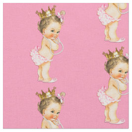 Princess för vintagebrunett lite tyg