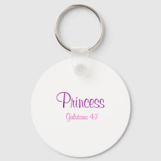 Princess, Galatians 4:7 Nyckelring
