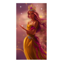Princess Girl rosa guld Tiara Farytale gnistra
