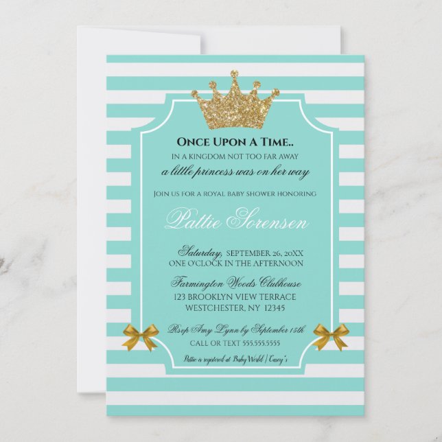 Princess Glam Baby Sprinkle Brunch Shower Party (Framsida)