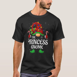 Princess Gnome Buffalo Red Plade Matching Family C T Shirt