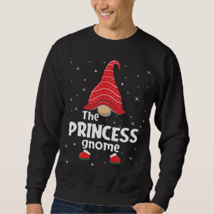 Princess Gnome Family Matching jul Funny Paj Lång Ärmad Tröja