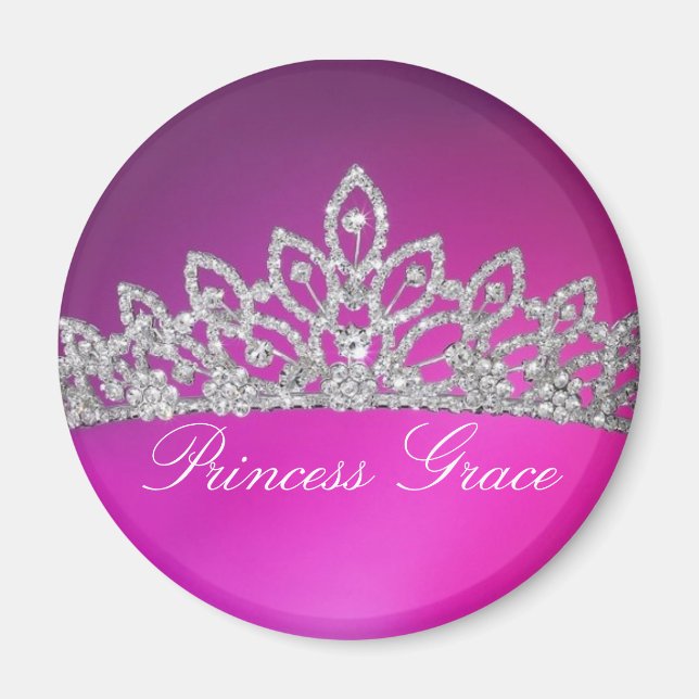 Princess Grace - Anpassad Magnet (Framsidan)