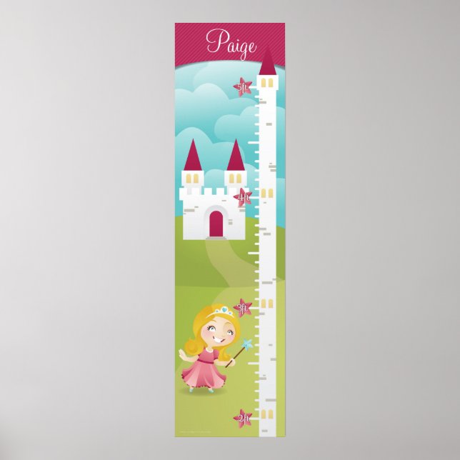 Princess Growth Chart Poster (Framsidan)