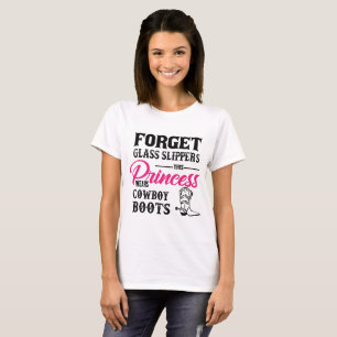 Princess Ha på sig Cowboy Starta T-tröja T-shirt