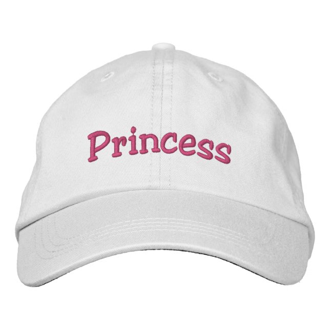 Princess Hat Broderad Keps (Framsida)