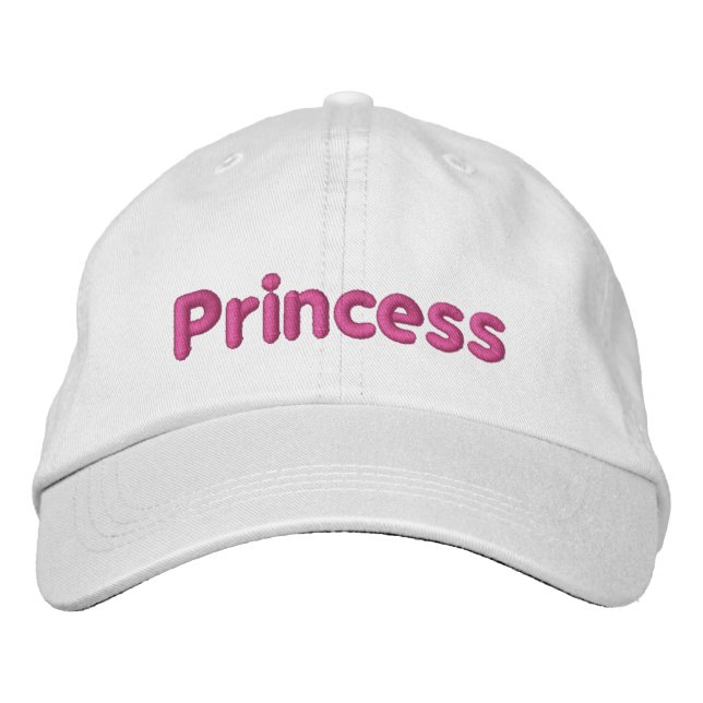 "Princess hat" ("Princess hat"), flickhatt Broderad Keps (Framsida)