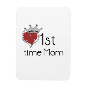 Princess Heart 1:a gången Mamma Gifts Magnet