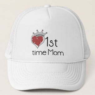 Princess Heart 1:a gången Mamma Tshirts och Gifts Keps