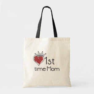 Princess Heart 1:a gången Mamma Tshirts och Gifts Tygkasse