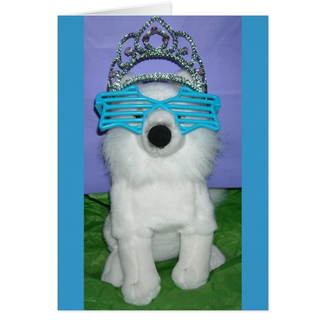 Princess Humor/Tiara Hälsningskort (Framsidan)