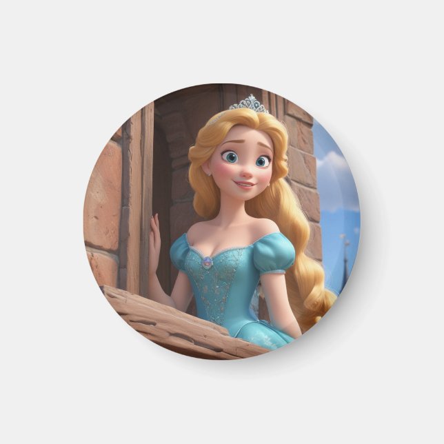 Princess i Castle Magnet (Framsidan)
