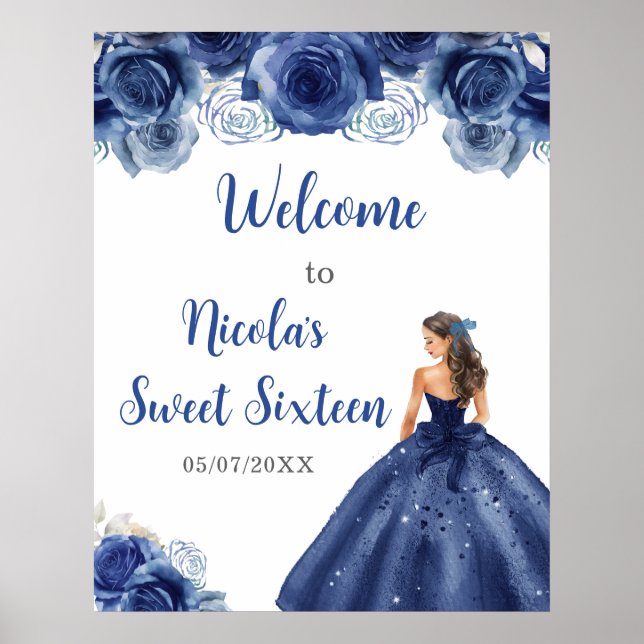 Princess i en Sweet sixteen av marinsoldater Poster (Framsidan)