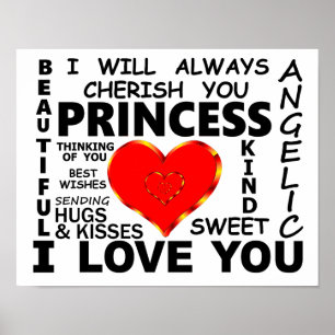 Princess I Kärlek You Poster