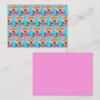 Princess i Rosa Anteckningskort