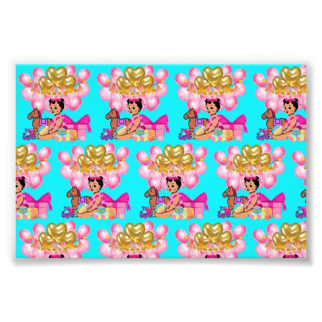 Princess i Rosa Fototryck (Framsidan)