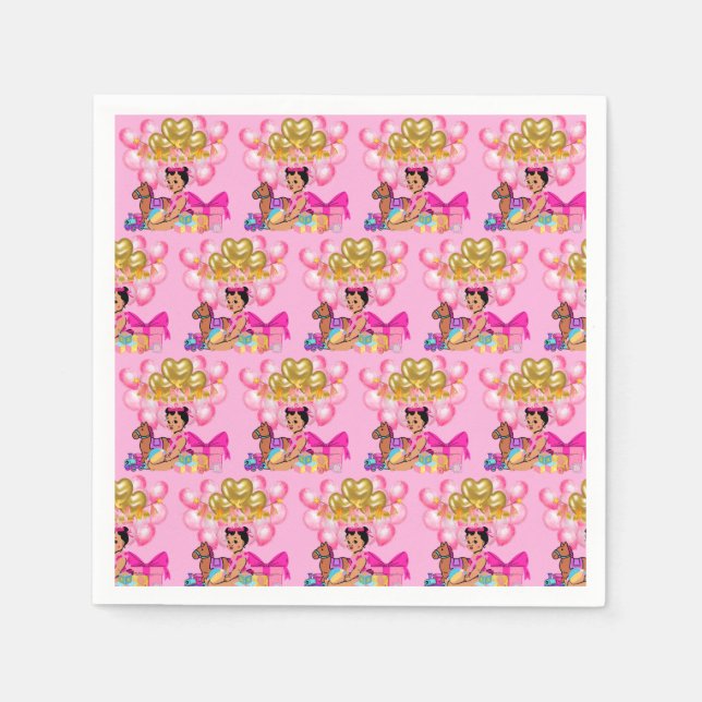 Princess i Rosa Pappersservett (Framsidan)
