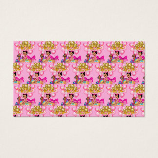 Princess i Rosa Visitkort