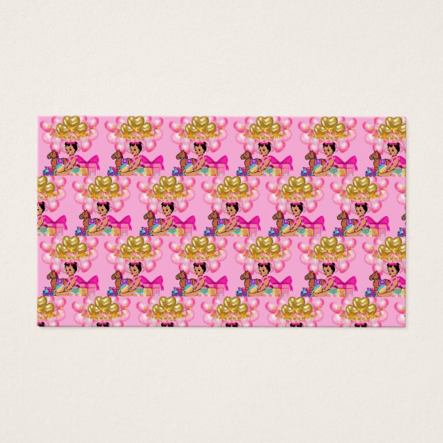 Princess i Rosa Visitkort (Framsidan)