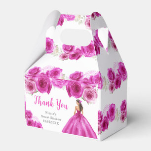 Princess i Shock rosa Dress Sweet sixteen Tack Presentaskar