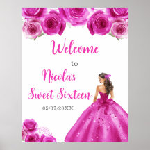 Princess i Shock rosa Dress Sweet sixteen Welcome