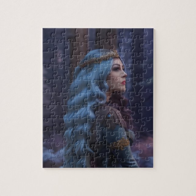 Princess i skogen pussel (Vertikal)