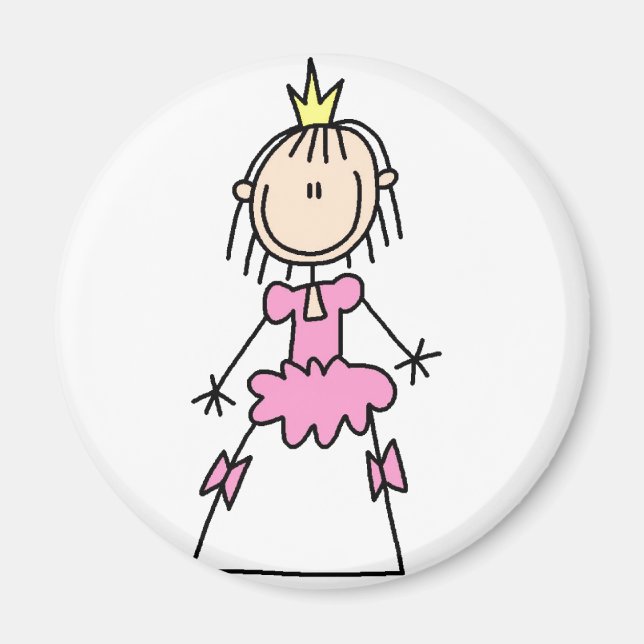 Princess In Boll Gown Magnet (Framsidan)