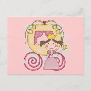 Princess in Carriage T-shirts and Gifts Vykort