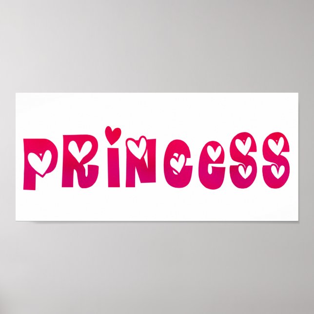 Princess in Hearts Poster (Framsidan)