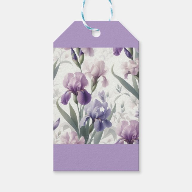 Princess Iris gift tag Presentetikett (Framsidan)