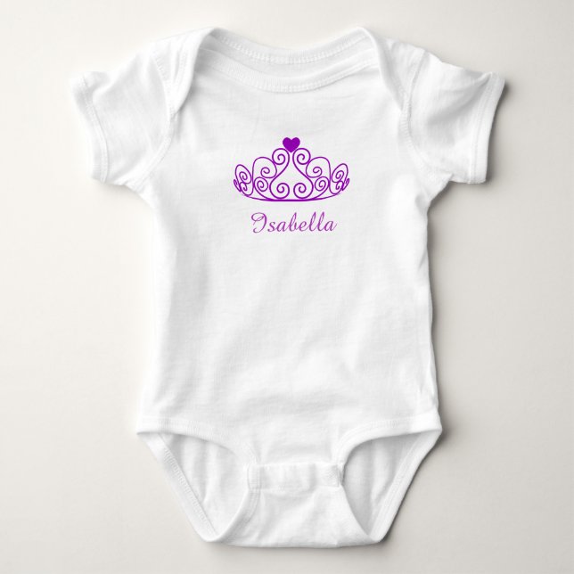 Princess Isabella Shirt, lägg till Babyen Namn! T-shirt (Framsida)