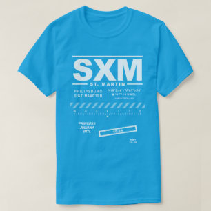 Princess Juliana Internationell Airport SXM T-Shir Tee Shirt