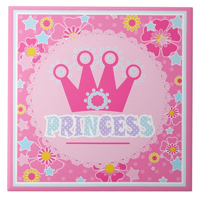 Princess. Kakelplatta (Framsidan)