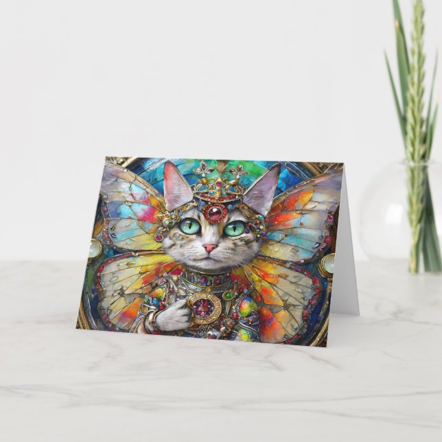 Princess Kattunge i Vinge-brigaden i Butterfly Kort (Framsida)