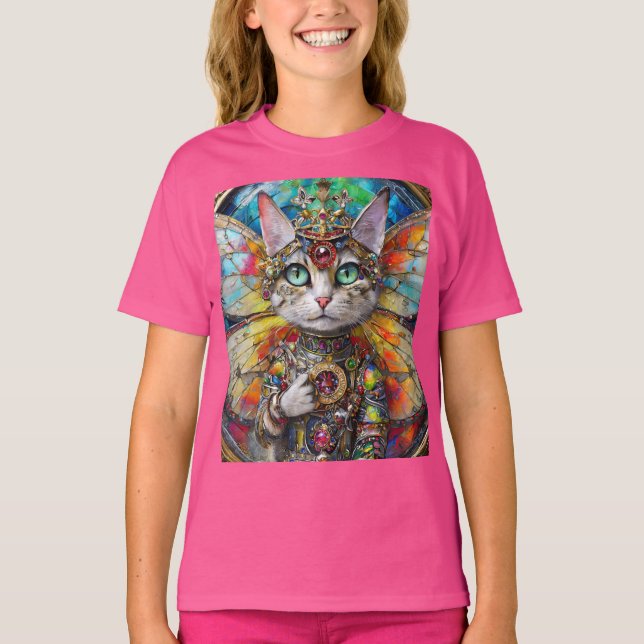Princess Kattunge i Vinge-brigaden i Butterfly T Shirt (Framsida)